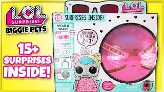 LOL Surprise BIGGIE PETS HOP HOP 🐰 Surprise Toy Blind Bags UNBOXING Toy Review | Trusty Toy Channel