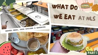 Food Walk at NLSIU Bangalore: Hostel Mess & Eateries | Best Law College | Part I