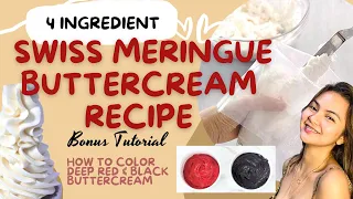 HOW TO MAKE SWISS MERINGUE BUTTERCREAM ICING | SUPER STABLE
