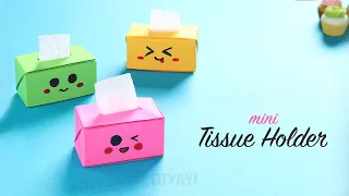 DIY Mini Tissue Holder | Easy Origami Tissue Box | Miniature Tissue Holder