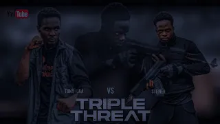 Triple threat: Tony Jaa vs Steiner Action movie fight scene (Our version 🇳🇬)