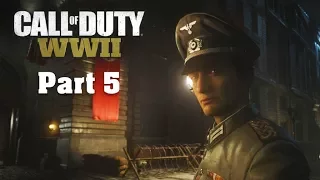 Call of Duty WW2 Gameplay Walkthrough Part 5 - LIBERATION (WWII Campaign) Running On XBOX ONE X 4k
