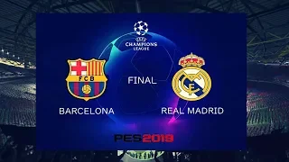 PES 2019 UEFA Champions League Final (FC Barcelona vs Real Madrid Gameplay) [Penalty Shootout]