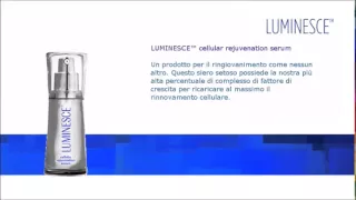 Luminesce Serum Presentazione Italiano, Italian