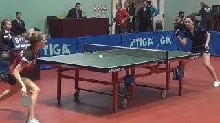 Yuliya PROKHOROVA vs Olga BARANOVA FINAL Moscow Championships 2014 Table Tennis Table Tennis