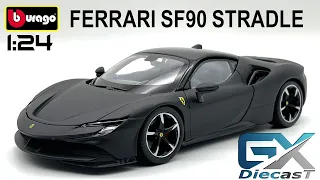 1/24 Bburago Ferrari SF90 Stradale (BLACK-MATT)