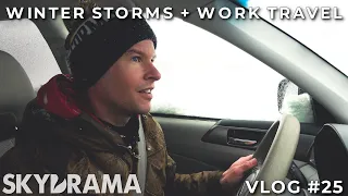JANUARY | Winter Storms + Work Travel | Vlog #24