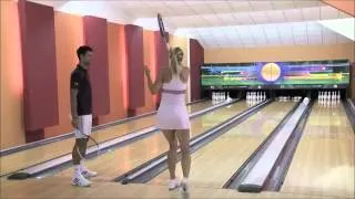 Djokovic vs. Sharapova - Speed Bowling