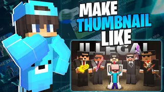 How to Make Thumbnail Like @PSD1  with Mobile (No Pc) (Easy Tricks)