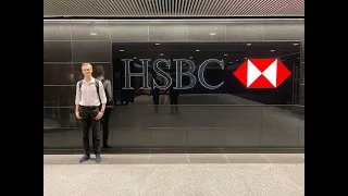 Andy at the Canary Wharf HSBC Work Experience