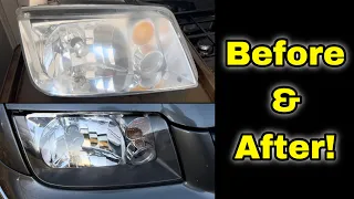 Mk4 Jetta GLI Headlight Restoration