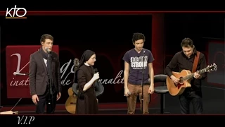 Soeur Cristina chante Douce Nuit avec Grégory Turpin et Les Guetteurs