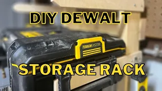 EASY Build Your Own Rack For The DeWalt Tough System