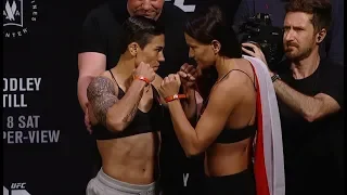 Jéssica Andrade vs. Karolina Kowalkiewicz - Weigh-in Face-Off - (UFC 228) - /r/WMMA