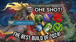 TOP GLOBAL ROGER BY JAYUS | THE NEW PATCH BEST ROGER BUILD! | WITH GF |MLBB