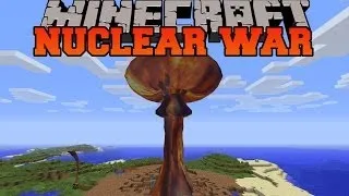 Minecraft: NUCLEAR WAR (BOMBS, EXPLOSIVES, ROCKETS, & LASERS) Mod Showcase