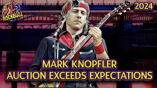 MARK KNOPFLER 2024 Auction Exceeds Expectations Dire Straits Les Paul Gibson Fender Amp Guitar Strat