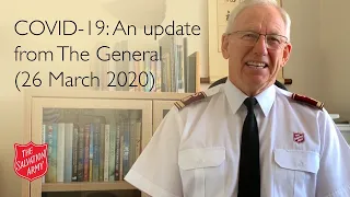 COVID-19: An update from The General - (26 March 2020)