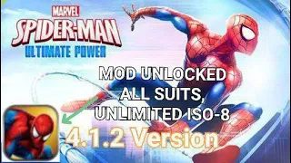 Spider-Man:Ultimate Power Latest Version (4.1.2) (MOD:All Suits Unlocked,Unlimited Energy & ISO-8)