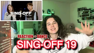 DANCER REACTS SING OFF PART 19 !!! + DANCE