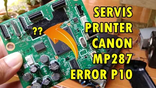 CARA SERVIS PRINTER MP287 ERROR P10