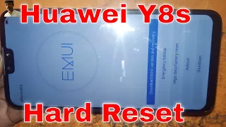 Huawei Y8s Hard Reset How to reset Huawei Y8s Factory reset erase all data Pattern Lock Unlock