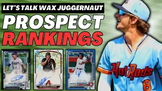 Top 10 MLB Prospects Right Now! | Juggernaut Stat Based Rankings Updated | Bowman Baseball Cards