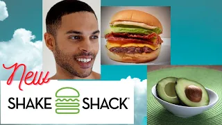 TRYING SHAKE SHACK'S NEW AVOCADO BACON BURGER | SHAKE SHACK MUKBANG!