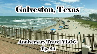 Anniversary trip to Galveston TX, Staying @ Hilton and Visiting Pleasure Pier - Travel VLOG. Ep 24