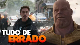 60 ERROS, FUROS e CONVENIÊNCIAS de VINGADORES: GUERRA INFINITA