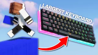 I Played Bedwars With the Worlds LARGEST Keyboard