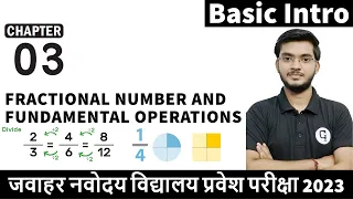 Fraction | Chapter 3 | Part 1| Basic Intro | Navodaya Arihant Book Solution 2023