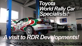 Toyota WRC Specialists - A Visit to RDR | Nicky Grist and his Celica Gr.A Rally Car [BlendLine]