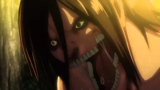 Attack on Titan - Titan Eren vs Female Titan - 60FPS