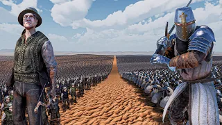 500.000 ARCHERS vs 1 MILLION HEAVY KNIGHTS - Ultimate Epic Battle Simulator 2 UEBS 2