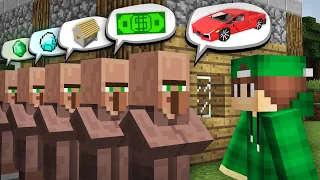 ГОВОРЮ ЖИТЕЛЯМ ТОЛЬКО ДА 24 ЧАСА В МАЙНКРАФТ | Риколит Minecraft