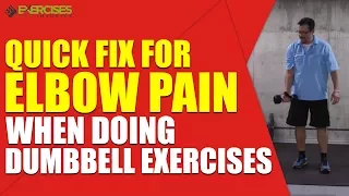 Quick Fix for Elbow Pain When Doing Dumbbell Exercises