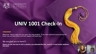 UNIV1001 Exam Preparation Webinar