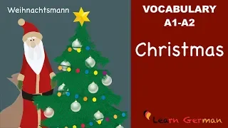 Learn German | German Vocabulary | Weihnachten | Christmas | A1 | A2