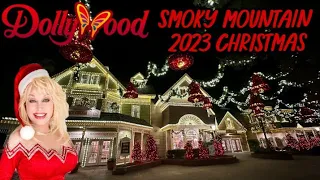 Dollywood Smoky Mountain Christmas 2023 Opening Day - Pigeon Forge TN