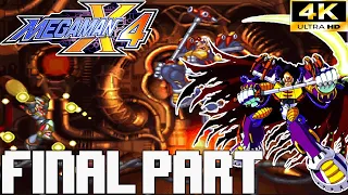 Megaman X4 NO DAMAGE 100% WALKTHOUGH | FULL GAME | Final Part: X - FINAL WEAPON III - SIGMA