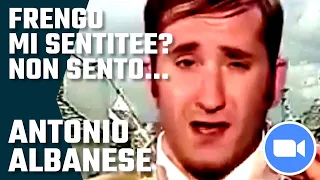 Antonio Albanese Frengo mi sentite? Come fanno tutti prima di una videocall 😄😂🤣