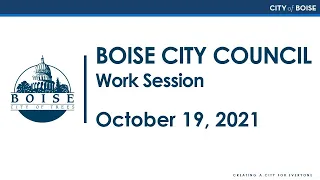 Boise City Council - Work Session