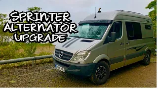 how to change alternator 906 mercedes sprinter