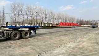 Windmill Blade Trailer for transporting 70m 80m wind blades HIPOTRUK