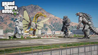 Mechagodzilla, Mechani Kong vs Mecha Ghidorah, Mechagodzilla 1975 ( GTA V Mods )