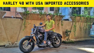 HARLEY DAVIDSON 48 Full Review | Vance Hinse Loudest Exhaust | arbaz khan vlogs