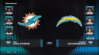 Miami Dolphins vs Los Angeles Chargers Season Simulation | Week 1 | Madden NFL 24 | PS5 Gameplay