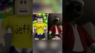 Jeffy finds SCARY GRINCH in ROBLOX! 😱🥶😂 #shorts