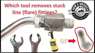 How to remove a stuck, rusty or damaged flare nut or line nut.